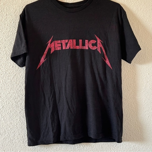 Metallica Tops - Metallica Graphic Rock Band Metal Grunge Gothic T-shirt Women’s Medium Black Red